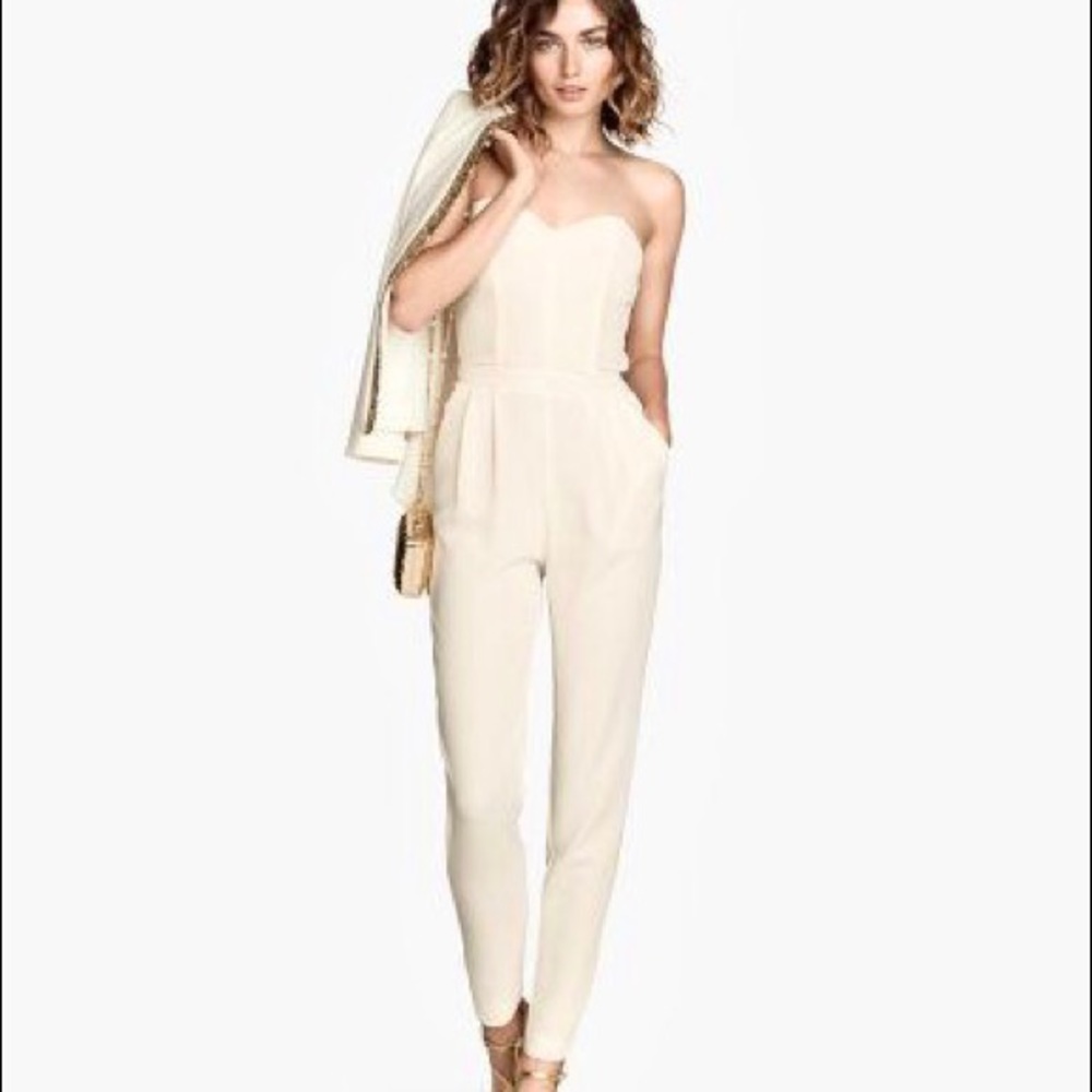 H&M strapless jumpsuit